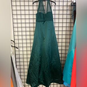 David’s Bridal Green Evening Gown 10
